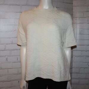 🤍🧶🌼 Bentley Sweater · Off-White Knit · Size XL